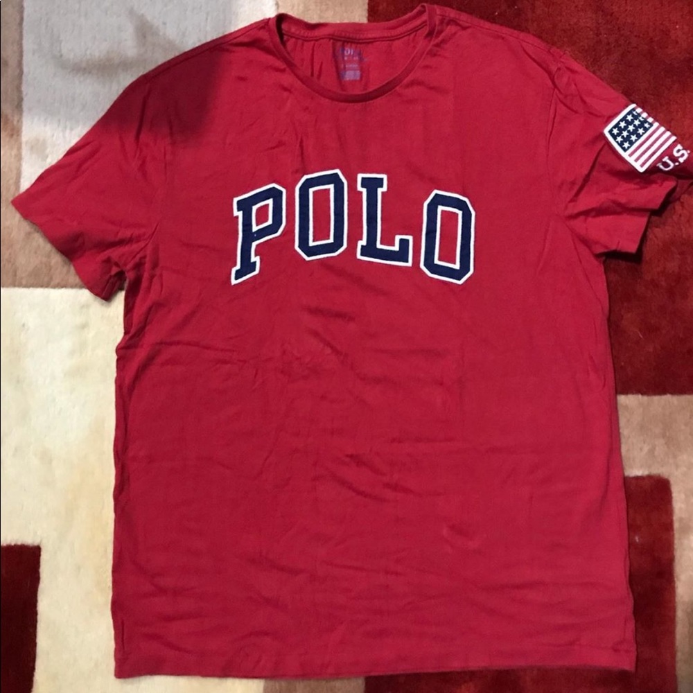 Red Polo Ralph Lauren Shirt